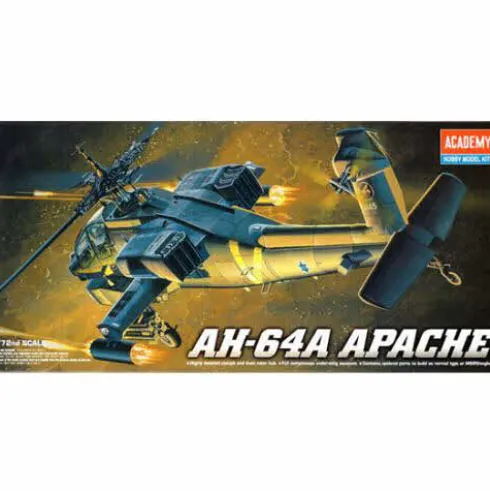 Academy AH-64A Apache in 1:72 bouwpakket – 12488