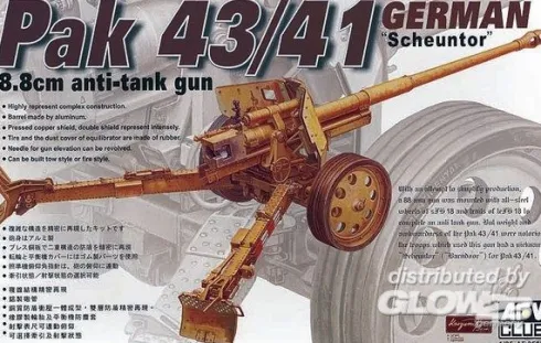 AFV Club 8,8 cm PAK 43/41 ANTITANK GUN– 1:35 bouwpakket