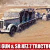 Airfix 88mm Gun and Tractor in 1:76 bouwpakket