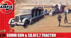Airfix 88mm Gun and Tractor in 1:76 bouwpakket