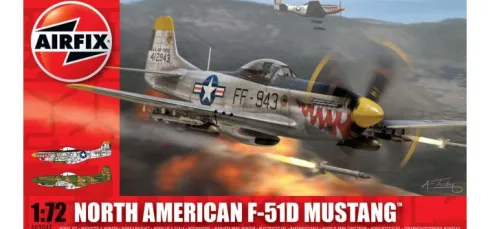 Airfix North American F-51 Mustang in 1:72 bouwpakket