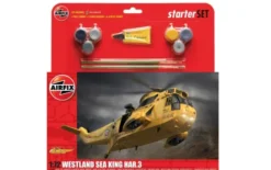 Airfix Westland Sea King Har.3 starter set in 1:72 bouwpakket met lijm en verf