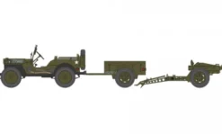 Airfix Willys Jeep, Trailer & 6PDR Gun in 1:72 bouwpakket