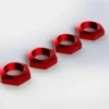 ALUMINIUM WHEEL NUT 17MM RED 4PCS – AR330360/ARAC9428
