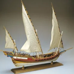 Amati Xebec 1753 Gewapend Schip Houten Scheepsmodel 1/50 (AM1427)