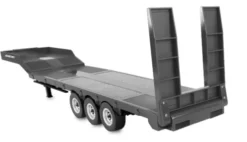 Amewi Flatbed Semi-Trailer Drie Assen voor Scania 1/18 – Zilver