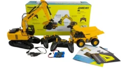 Amewi 2-in-1 Set Kipper & Kettenbagger – 1/24 RTR