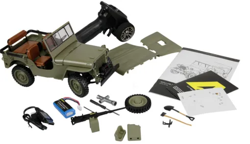 Amewi Jeep Willys MB Scale Crawler 1/14 RTR – Groen