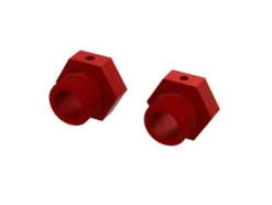 ARRMA Aluminum Wheel Hex 24mm, Red (2) – ARA310928