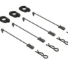 ARRMA Body Clip Retainers, Black (4): 1/5 Scale- ARA390294