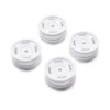 ARRMA 1.0 Bronco Heritage Wheels White SCX24 – AXI-2184