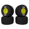 ARRMA dBoots Chevron MT Tire Set Glued Yellow 2 Pairs GROM – ARA-2584