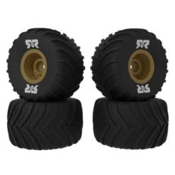ARRMA dBoots Chevron MT Tire Set Glued Bronze 2 Pairs GROM – ARA-2586