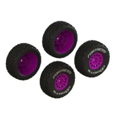 ARRMA dBoots ‘FORTRESS’ Glued Tire Set, Purple (2 Pairs) – ARA1570