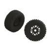 ARRMA dBoots FORTRESS LP Tire Set Glued Black (2) – ARA550110