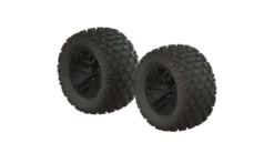 ARRMA dBoots Fortress MT Tire Set Glued Black (2) – ARAC9632/AR550044