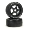 ARRMA DBoots Hoons 42/100mm Silver Belted Tires With 2.9″ 5-Spoke Wheels (2)