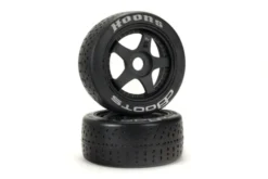 ARRMA DBoots Hoons 42/100mm Silver Belted Tires With 2.9″ 5-Spoke Wheels (2)