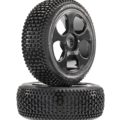 ARRMA Exabyte BGY 6S Tire Wheel Glued Black (2) – ARAC9628/AR550012