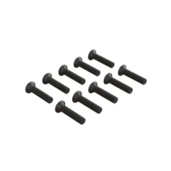 ARRMA Flat Head Hex Machine Screw, M3x14mm (10) – ARA722314