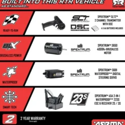 ARRMA 1/10 FURY 223S BLX Brushless 2WD Short Course Truck RTR DSC Groen (Versie 2025)