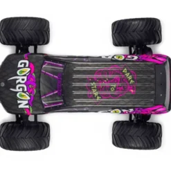 ARRMA 1/10 GORGON 2WD RTR Brushed Monster Truck Paars compleet met accu en lader (Versie 2025/2026)