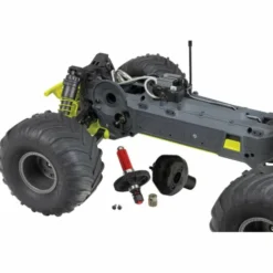 ARRMA 1/10 GORGON 4X2 MEGA 550 Brushed Monster Truck RTR Geel compleet met accu en lader