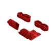 ARRMA Lower Skid And Bumper Mount Set, Red – ARA320777
