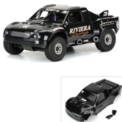 ARRMA 1/7 Pre-Cut 1997 Ford F-150 Trophy Truck Riviera Black Body ARRMA Mojave
