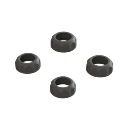 ARRMA Shock Cap (4): 4X4, Black – ARA330828