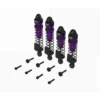 ARRMA Shock Set, Front/Rear Assembled 700 cSt Oil Purple (4Pcs): MINI – ARA-2762