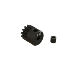 ARRMA 12T 0.8Mod 1/8″ Bore CNC Steel Pinion Gear – ARA311074
