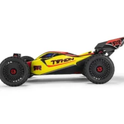 ARRMA 1/8 TYPHON MEGA 665 4X4 Brushed Buggy Geel RTR zonder accu en lader