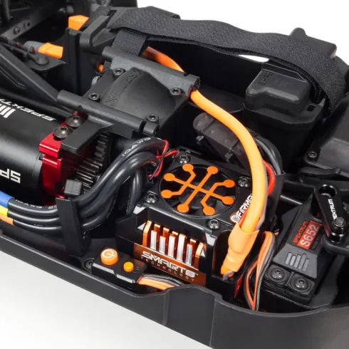 ARRMA 1/8 TYPHON 6S BLX V5 4WD Buggy Spektrum Firma RTR – Zwart