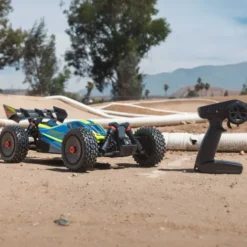 ARRMA 1/8 TYPHON 223S DSC 4X4 RTR Brushless Buggy Blauw