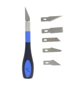 Artesania Latina Cutter N5 met 6 Mesjes & Ergonomisch Handvat – Precisie voor Modelbouw