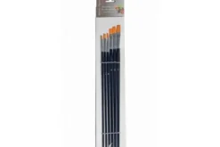 Artino Elegance Penseelset – 6 stuks (synthetische platte kwasten) ideaal voor modelbouw