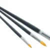 Artino Kunstenaars­penselset – 3 stuks (synthetische ronde penselen) ) ideaal voor modelbouw