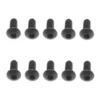 Axial M2.6x6mm Hex Socket Button Black (10) – AXIC1280