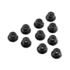 Axial Serrated Nylon Lock Nut Black 4mm (10) – AXIC3150