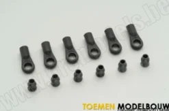 Ball-and socket joint 6mm w ball 6pcs – G-06027