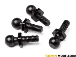 BALL STUD 4.7x14mm BLACK & 4pcs – HPI106634