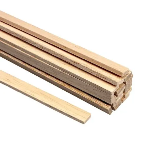 Balsa latje 8x8mm dik – 100cm lang