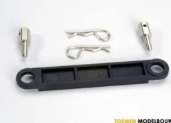 Battery hold-down plate black – TRX3727