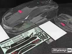 BittyDesign JOTA 1/7 clear body for ARRMA Felony 1.5mm thickness