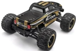 BlackZon Slyder MT 1/16 4WD Elektrische Monstertruck Zwart/Goud compleet met 800mAh Li-Ion accu en lader – 35 km/h