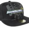 Boom Racing Classic Snapback Hat Cap Black