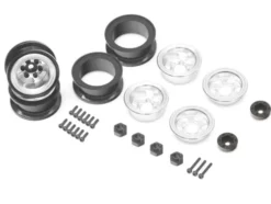Boom Racing KRAIT™ 1.0″ TE37 Beadlock Wheel Lite Version (4) Silver – BRW780939TE37-S