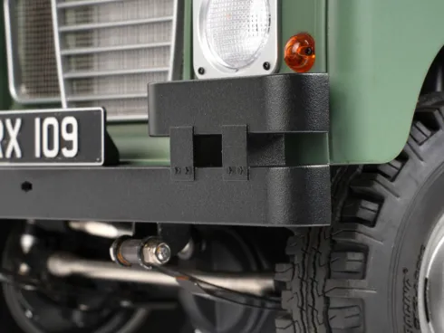 Boom Racing Military Bumper Aluminium Zwart Finish (BRX02 109)