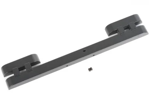 Boom Racing Military Bumper Aluminium Zwart Finish (BRX02 109)